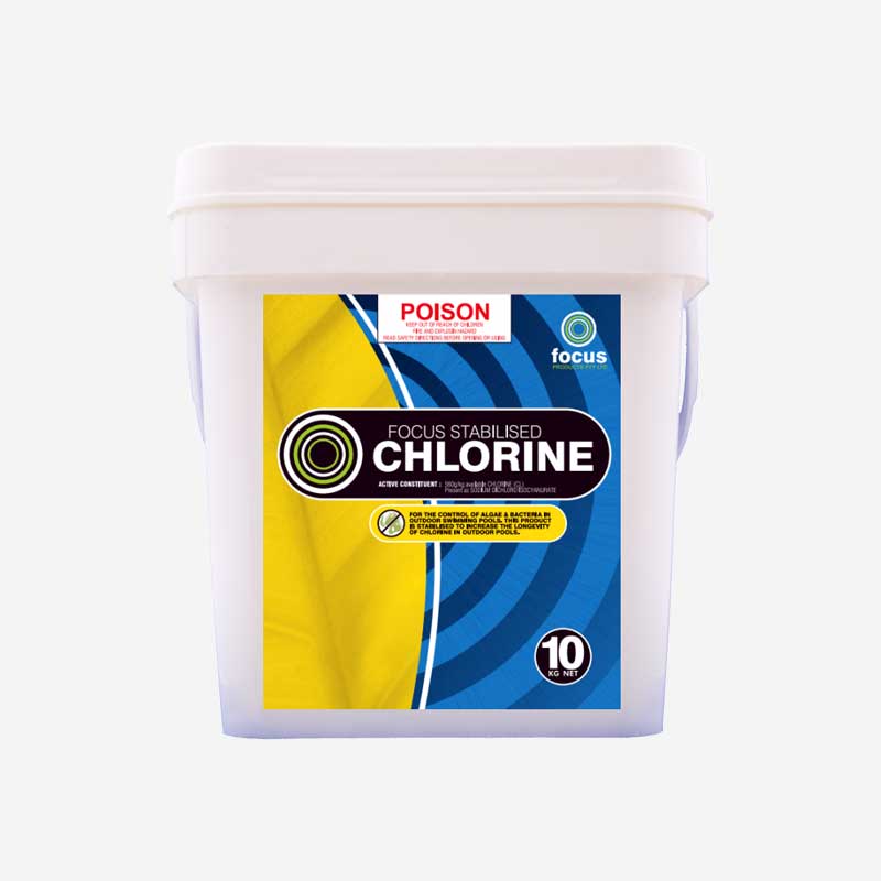 Focus stabilised chlorine 25kg