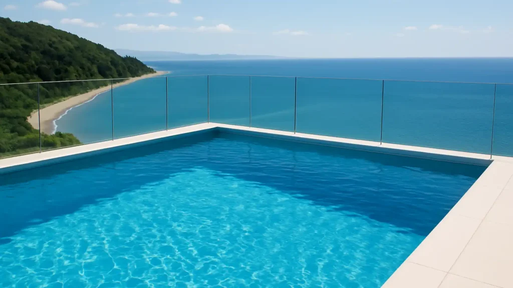 How to clan a New Zealand rooftop pool and go from green to clean with Dolphin Pacific cleaning chemicals range.